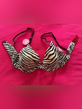 Maidenform Self Expressions Lightly Padded Underwire Zebra Print Bra